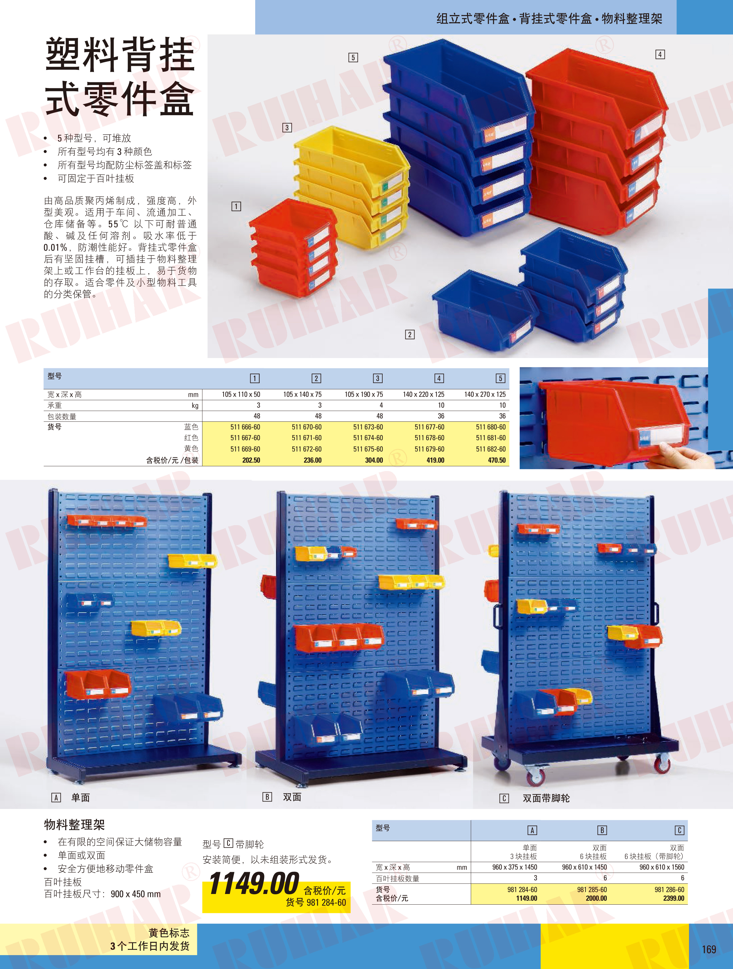 雙面移動(dòng)物料整理架